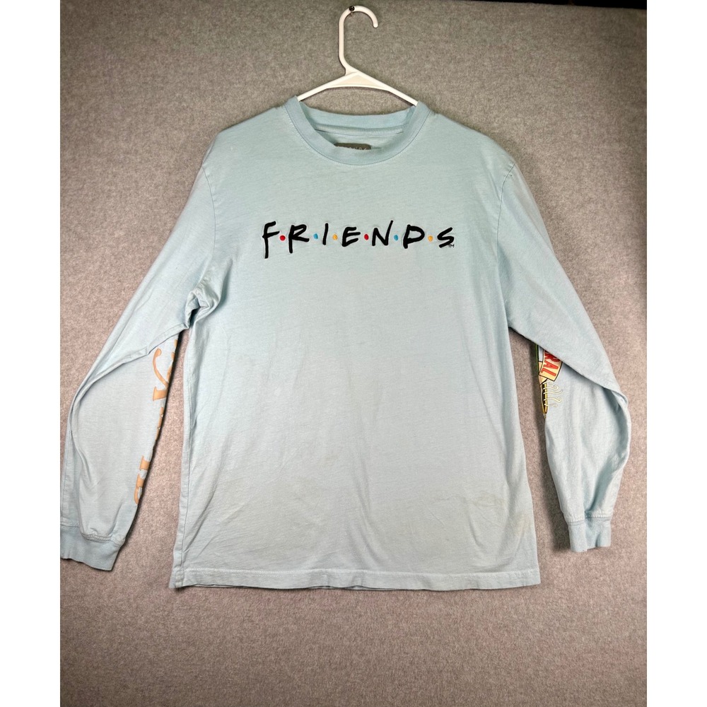 Stain* Shoe Palace Friends Television Series Long Sleeve Shirt Blue Mens M